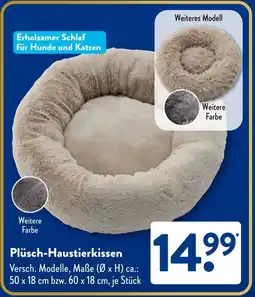 Aldi Süd Plüsch-Haustierkissen Angebot