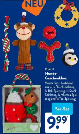 Aldi Süd ROMEO Hunde Geschenkbox Angebot