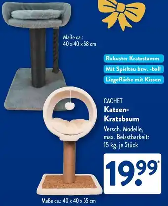 Aldi Süd CACHET Katzen Kratzbaum Angebot