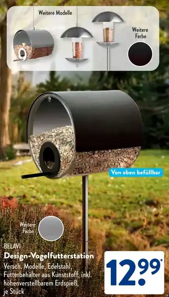 Aldi Süd BELAVI Design-Vogelfutterstation Angebot