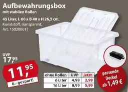 Sonderpreis Baumarkt Aufbewahrungsbox Angebot