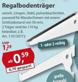 Sonderpreis Baumarkt Regalbodenträger Angebot