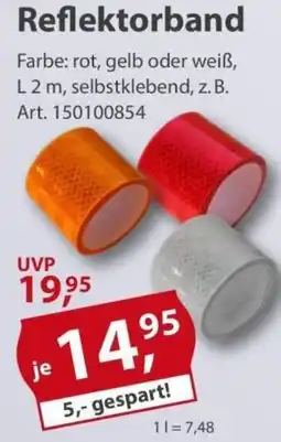 Sonderpreis Baumarkt Reflektorband Angebot