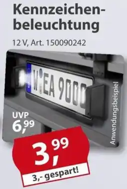 Sonderpreis Baumarkt Kennzeichenbeleuchtung Angebot