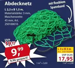 Sonderpreis Baumarkt Abdecknetz Angebot