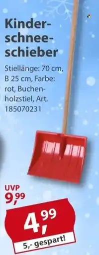 Sonderpreis Baumarkt Kinderschneeschieber Angebot