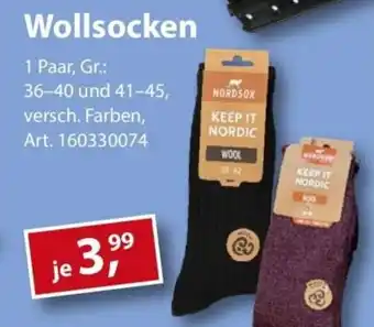 Sonderpreis Baumarkt Wollsocken Angebot