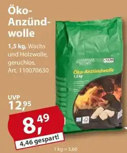 Sonderpreis Baumarkt Öko Anzündwolle Angebot