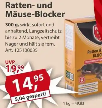Sonderpreis Baumarkt Ratten- und Mäuse-Blocker Angebot