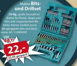 Sonderpreis Baumarkt Maktia Bits- und Drillset Angebot