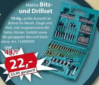 Sonderpreis Baumarkt Maktia Bits- und Drillset Angebot