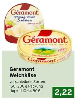 CAP Markt Géramont Weichkäse Angebot