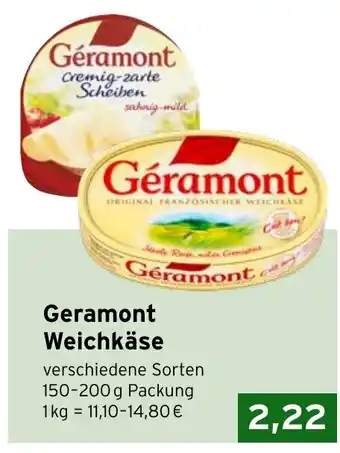 CAP Markt Géramont Weichkäse Angebot