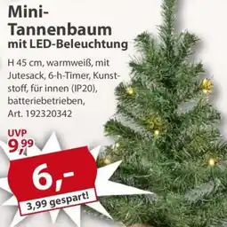 Sonderpreis Baumarkt Mini- Tannenbaum mit LED-Beleuchtung Angebot