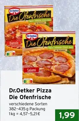 CAP Markt Dr.Oetker Pizza Die Ofenfrische Angebot
