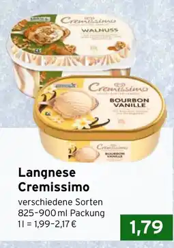 CAP Markt Langnese Cremissimo Angebot