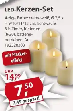 Sonderpreis Baumarkt LED-Kerzen-Set Angebot