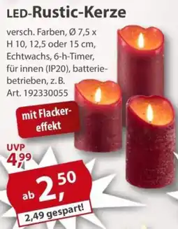 Sonderpreis Baumarkt LED-Rustic-Kerze Angebot