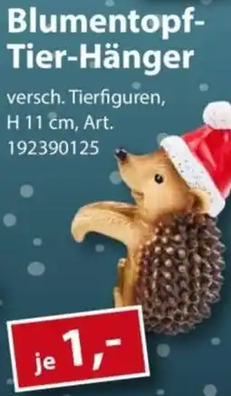 Sonderpreis Baumarkt Blumentopf Tier-Hänger Angebot
