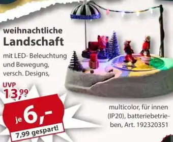 Sonderpreis Baumarkt weihnachtliche Landschaft Angebot