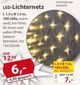 Sonderpreis Baumarkt LED-Lichternetz Angebot