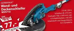 Sonderpreis Baumarkt GERMANIA Wand- und Deckenschleifer WDS710 Angebot