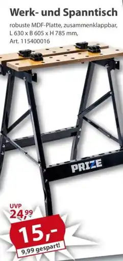 Sonderpreis Baumarkt Werk- und Spanntisch Angebot