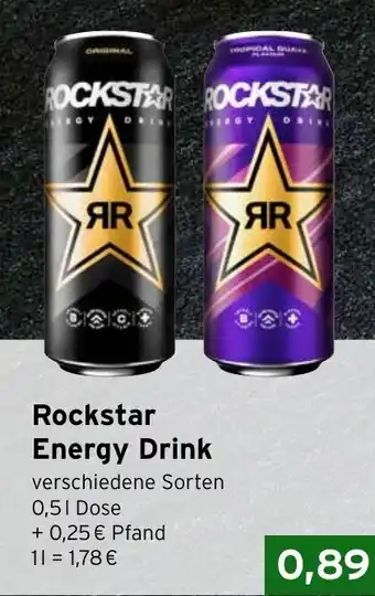 CAP Markt Rockstar Energy Drink Angebot