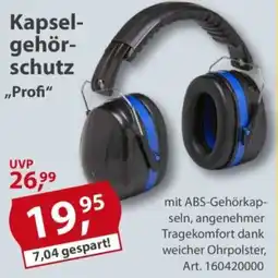 Sonderpreis Baumarkt Kapselgehörschutz „Profi" Angebot