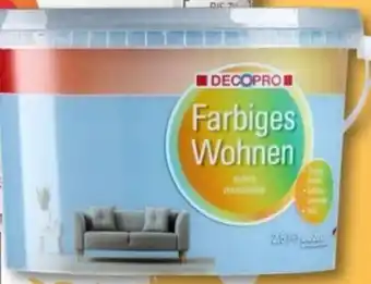 Sonderpreis Baumarkt DECOPRO abgetönte Wohnraumfarbe Angebot