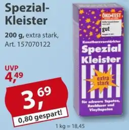 Sonderpreis Baumarkt Spezial Kleister Angebot