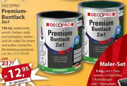 Sonderpreis Baumarkt DECOPRO Premium-Buntlack 2in1 Angebot