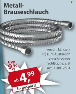 Sonderpreis Baumarkt Metall-Brauseschlauch Angebot