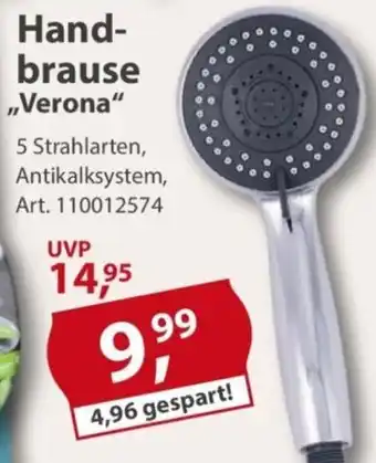 Sonderpreis Baumarkt Handbrause ,,Verona" Angebot