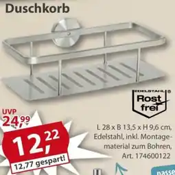 Sonderpreis Baumarkt Duschkorb Angebot