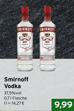 CAP Markt Smirnoff Vodka N21 Angebot