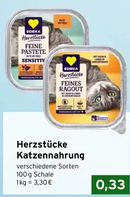 CAP Markt EDEKA Herzstücke Katzennahrung Angebot
