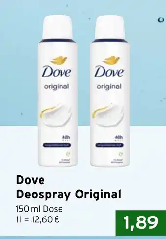 CAP Markt Dove Deospray Original Angebot