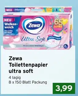 CAP Markt Zewa Toilettenpapier ultra soft Angebot