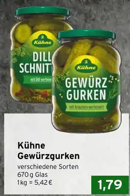 CAP Markt Kühne Gewürzgurken Angebot