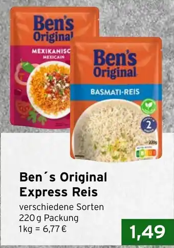 CAP Markt Ben's Original Express Reis Angebot