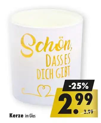 Mäc Geiz Kerze im Glas Angebot