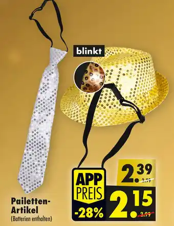 Mäc Geiz Pailetten- Artikel Angebot