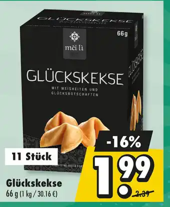 Mäc Geiz měi li Glückskekse Angebot