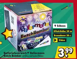 Mäc Geiz VOLKSFEUERWERK Batteriefeuerwerk Ballermann Beach Bomber Angebot