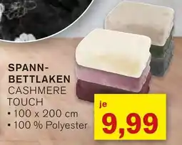 KODi SPANN- BETTLAKEN CASHMERE TOUCH Angebot