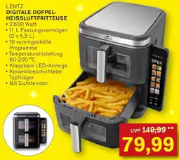KODi LENTZ DIGITALE DOPPEL- HEISSLUFTFRITTEUSE Angebot