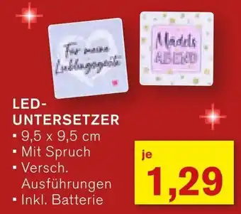 KODi LED- UNTERSETZER Angebot