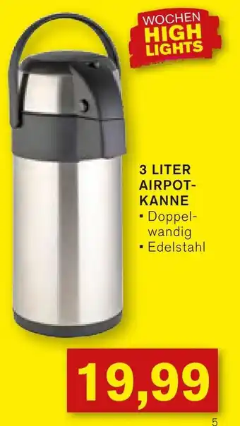 KODi 3 LITER AIRPOT- KANNE Angebot