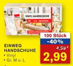 KODi EINWEG HANDSCHUHE Angebot